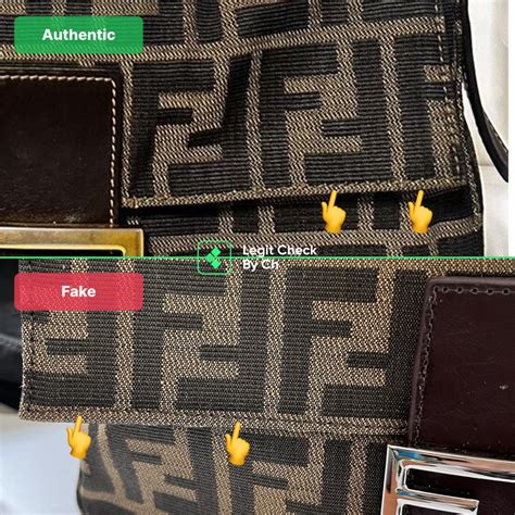 fake fendi vs real|how to authenticate fendi bag.